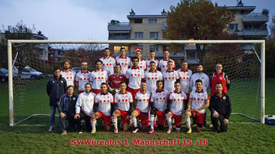 Die 1. Mannschaft des SV Würenlos startet wohl zum letzten Mal auf dem Sportplatz Ländli in die Meisterschaft. (Foto: SVW)